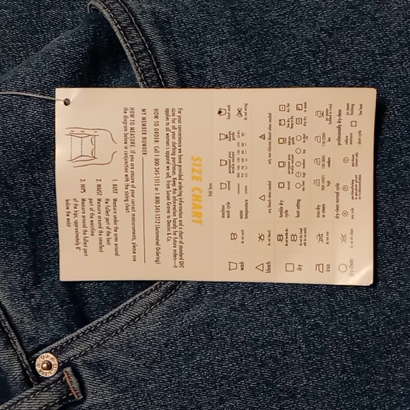QVC Denim & Co Jeans Size 18W NWT - Picture 5 of 5